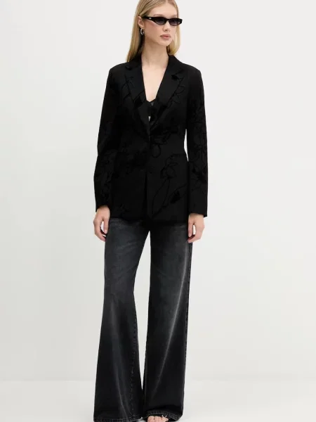 Піджак Desigual FLOCKARTY однобортний візерунок чорний
