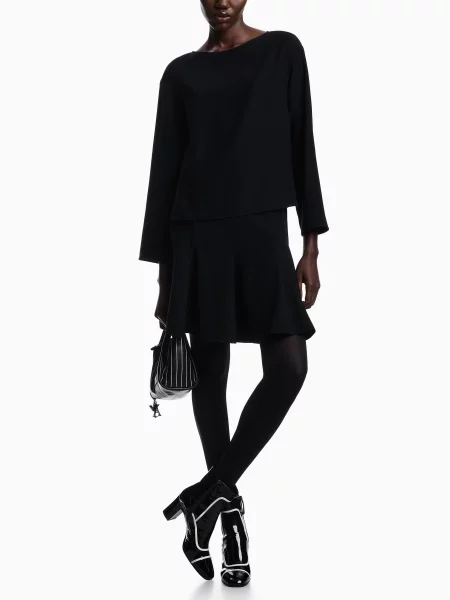Блузка Emporio Armani черная