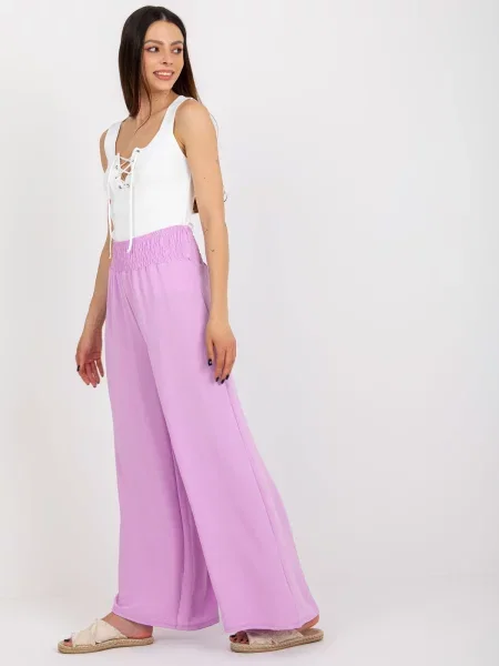 Pantaloni Fashionhunters violet