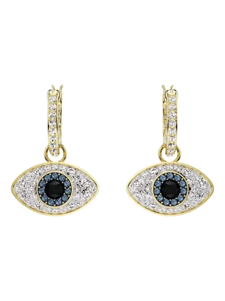 Kolczyki Swarovski żółte