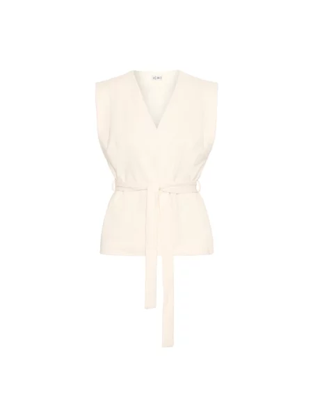 Ichi Kamizelka Dżersejowa Ihkate weiss beżowa