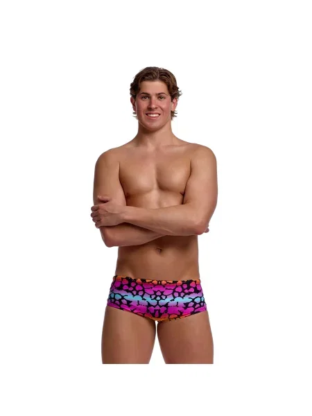 Boxeri de înot pentru bărbați Funky Trunks Sidewinder Trunks wild animal