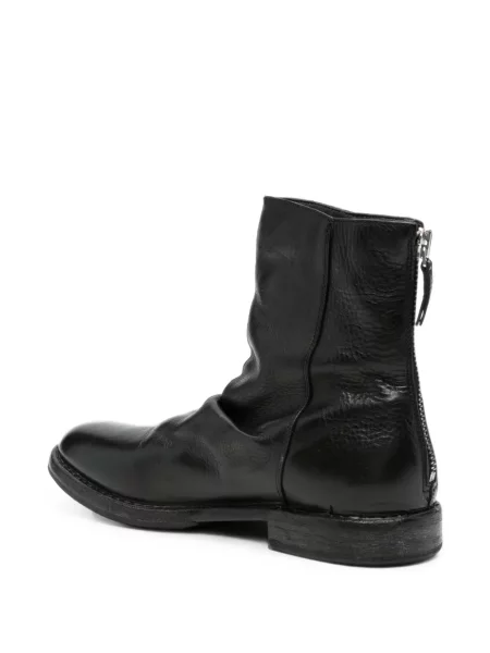 Botine Moma din piele negru