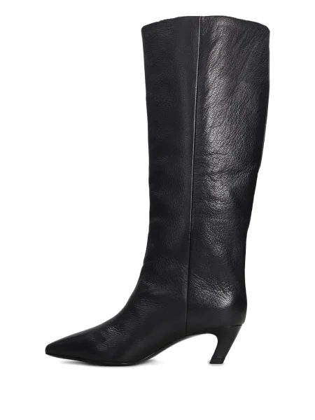 Botine Ash din piele negru