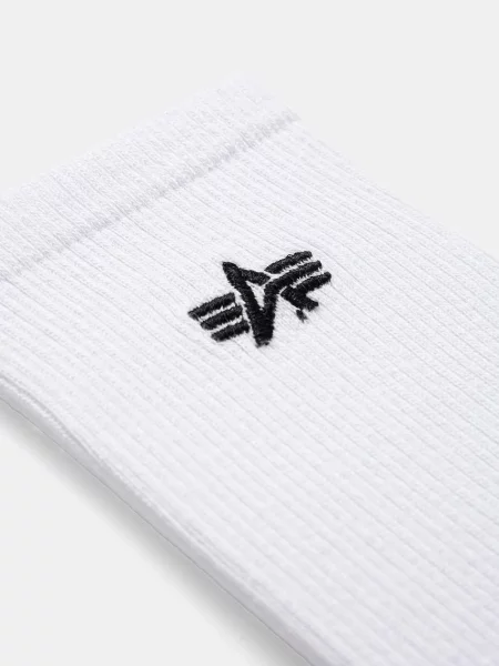 Alpha Industries pánske ponožky Basic 3 páry biele