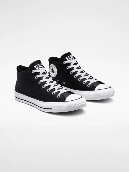 Converse Chuck Taylor All Star Malden Street MID platnene superge ženske usnjene črna
