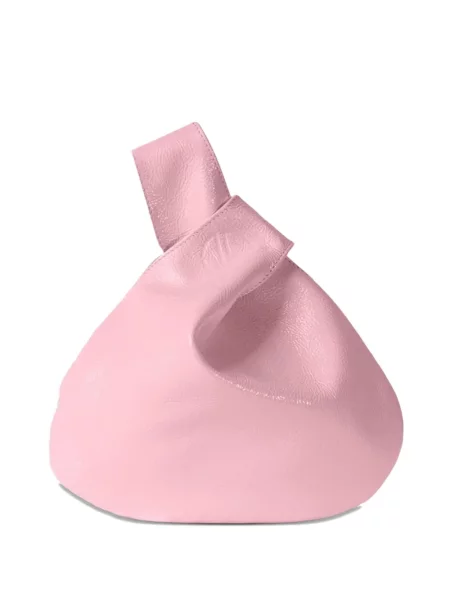 Torebka skórzana Mary Smallwood skórzana w serca różowa