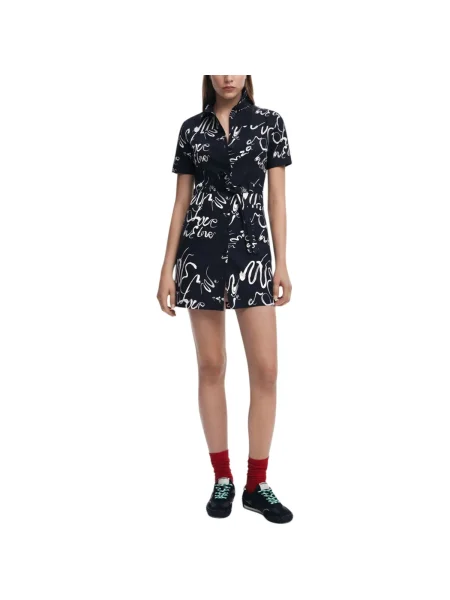 Desigual ruha RODAS mini egyenes fekete