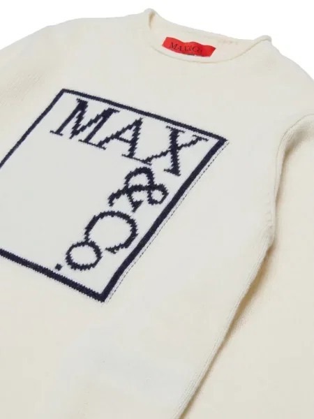 Sweter dziecięcy Max&co. biały