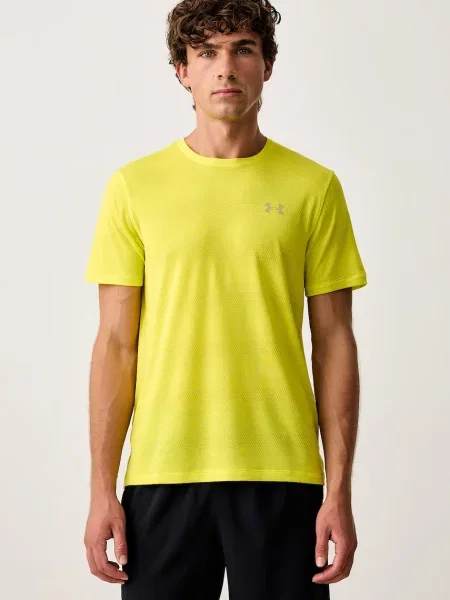 Under Armour tréningové tričko pánske Velociti žltá