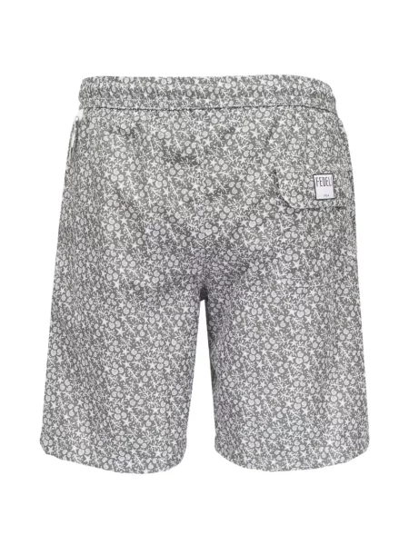 Slip de baie Fedeli cu model floral cu imagine alb