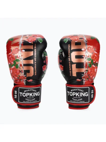 Olcsóbban. Top King Boxing kesztyű Rose fehér/fekete. Méret: 16 oz fehér