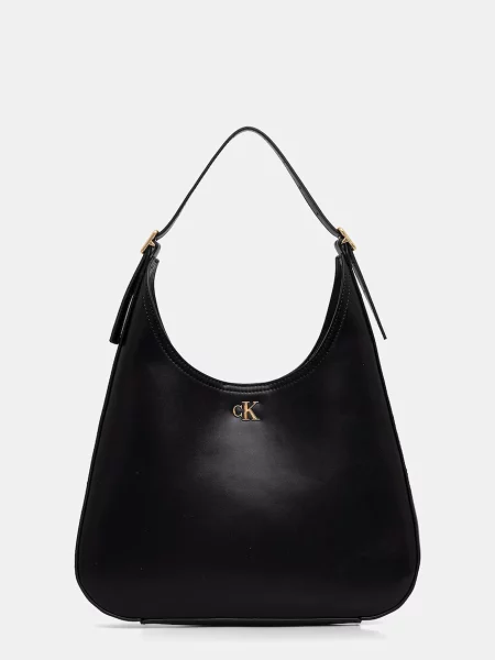 Calvin Klein Geantă Ck Medium Shoulder Bag negru