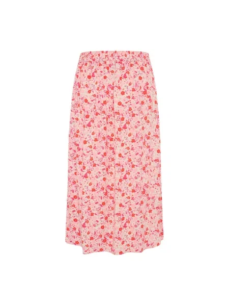 Mała mały lniana spódnica mini Part Two czerwona