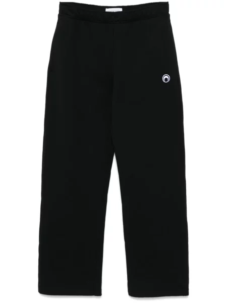 Pantaloni Marine Serre din fleece negru