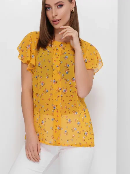 Блуза MarSe гірчичний софтшел