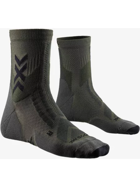 Skarpety X-Bionic Hike Discover Ankle oliwkowe zielone