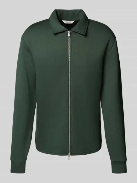 Bluza rozpinana o kroju regular fit z mieszanki model ‘EMANUEL’ Selected Homme