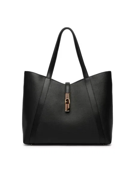 Furla Geantă Goccia L CN negru