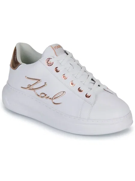 Pantofi Karl Lagerfeld din dantelă alb