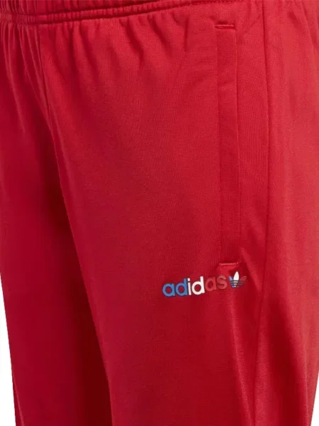 Pantaloni Adidas din fleece cu dungi albastru