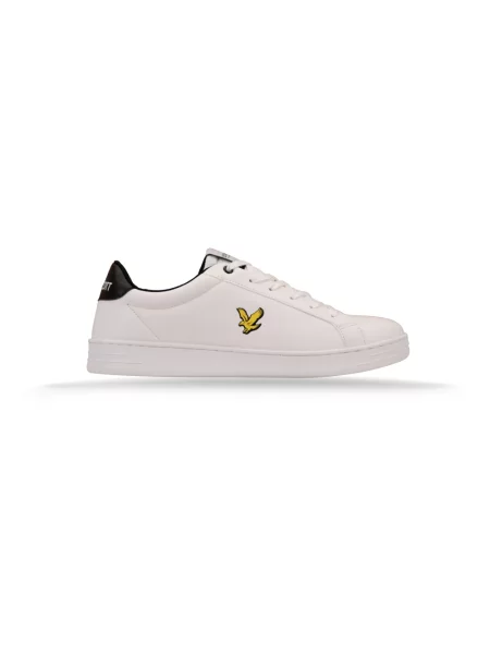 Sneakersy Lyle & Scott skórzane białe