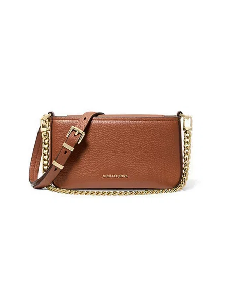 MICHAEL Michael Kors kabelka dámska kožená hnedá
