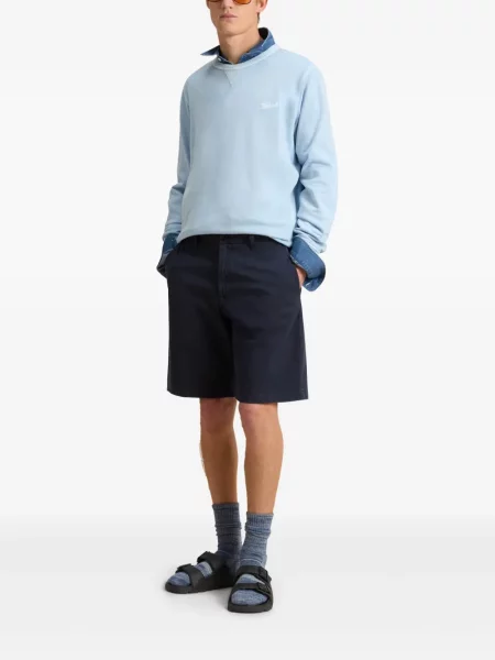 Pantaloni chino Woolrich clasici albastru