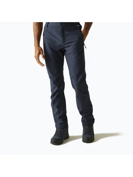 Softshellové kalhoty REGATTA Geo Softshell II navy tmavě modré