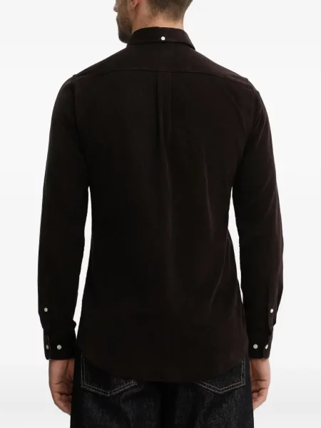 Cămașă Barbour de catifea cord maro