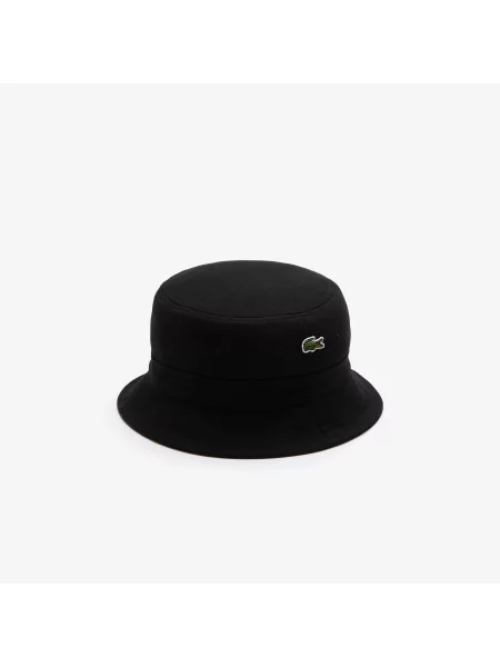 Lacoste Kapelusz Unisex Z Bawełny Organicznej Bob czarny