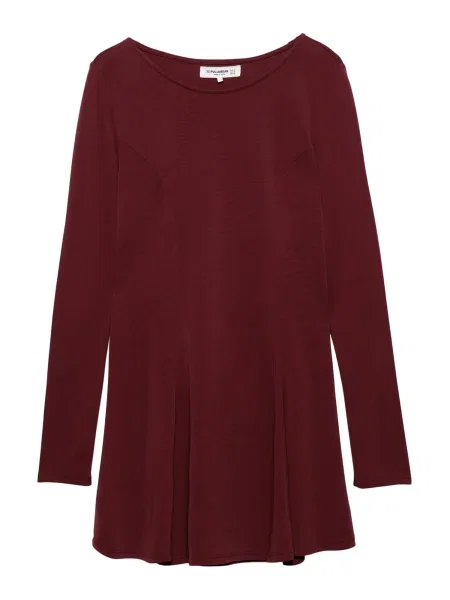Pull&Bear Rochie bordeaux roșu