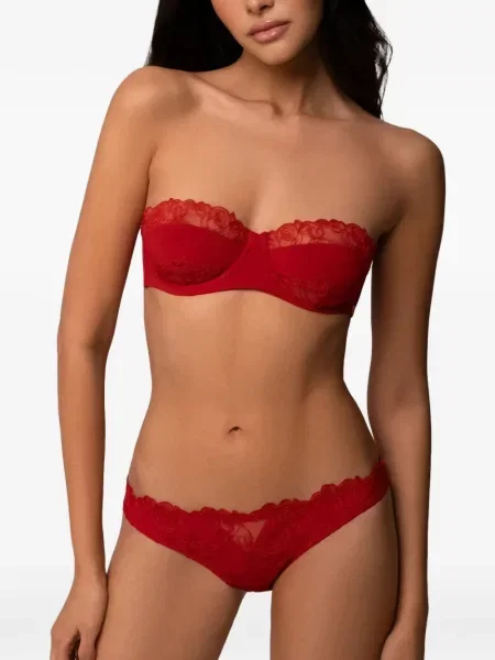 Bikini Kiki De Montparnasse din dantelă roșu