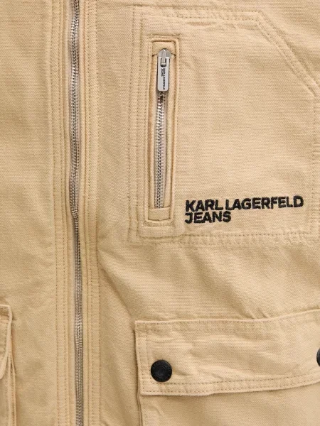 Karl Lagerfeld Jeans kurtka zimowa beżowy