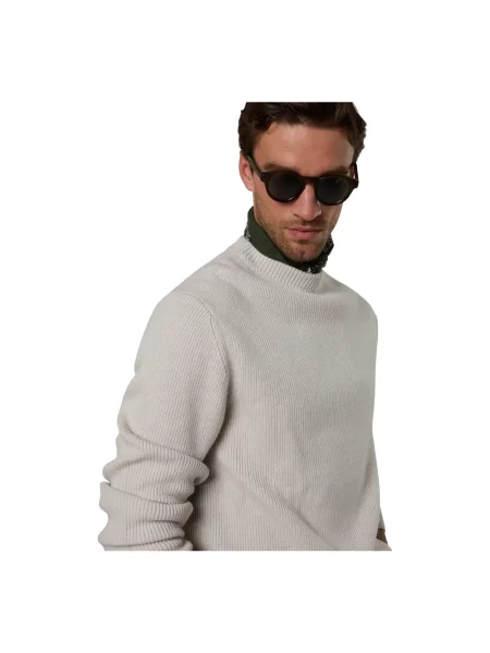 Sweter North Sails z okrągłym dekoltem beżowy