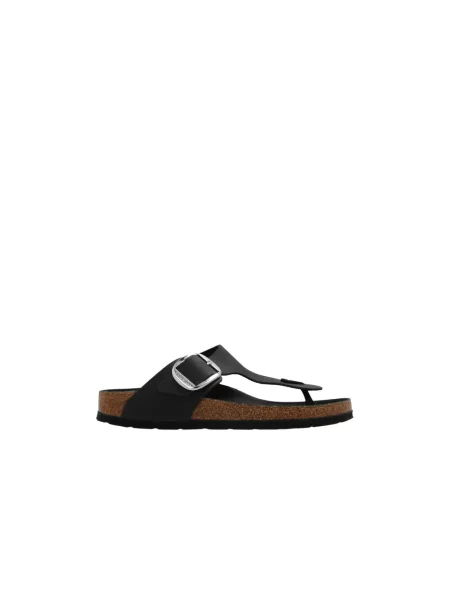 Klapki Birkenstock na sprzączkę czarne