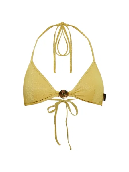 Bikini Moschino cu autograf galben