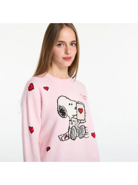 Πουλόβερ Saint Barth Tessa P Sweater Snoopy Love Letter M