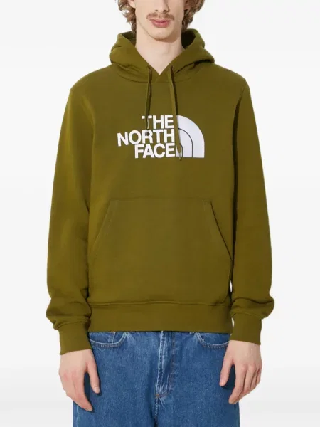 Hanorac cu glugă The North Face cu autograf verde