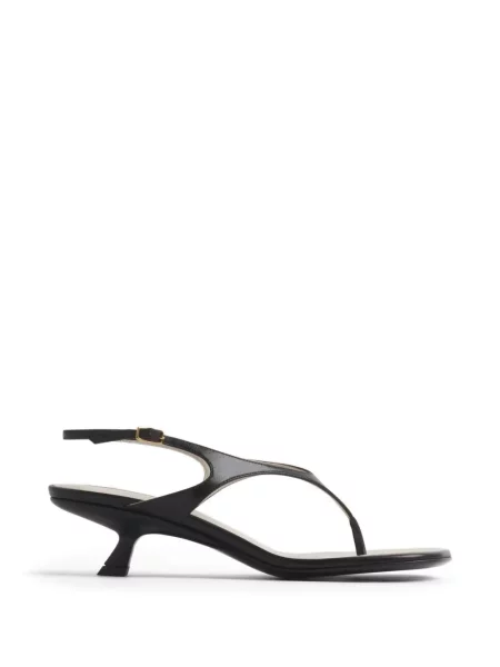 Chiloți tanga Mugler slingback cu bretele negru