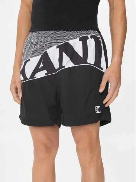 Karl Kani Szorty sportowe Wavy Retro czarny
