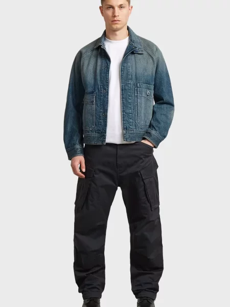 Штани карго G-star Raw чорні