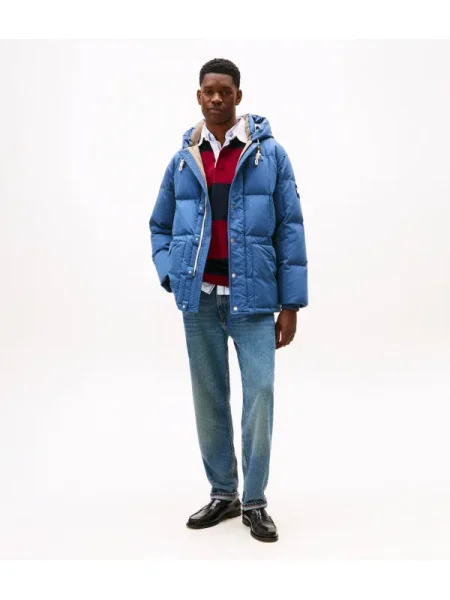 Tommy Hilfiger De puf geacă parka albastru