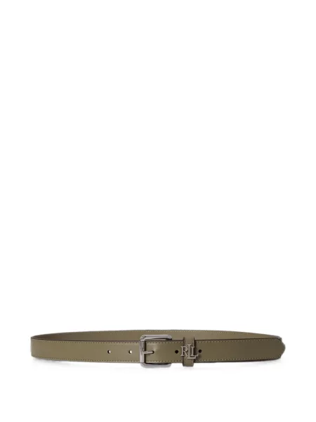 Curea Lauren Ralph Lauren skinny fit cu autograf verde