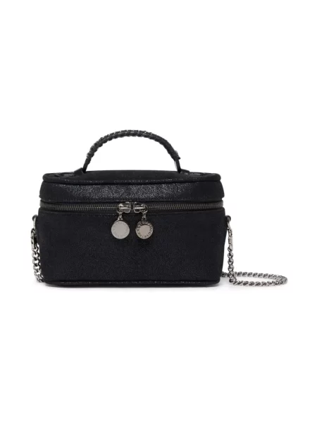 Shopperka Stella Mccartney zamszowa czarna