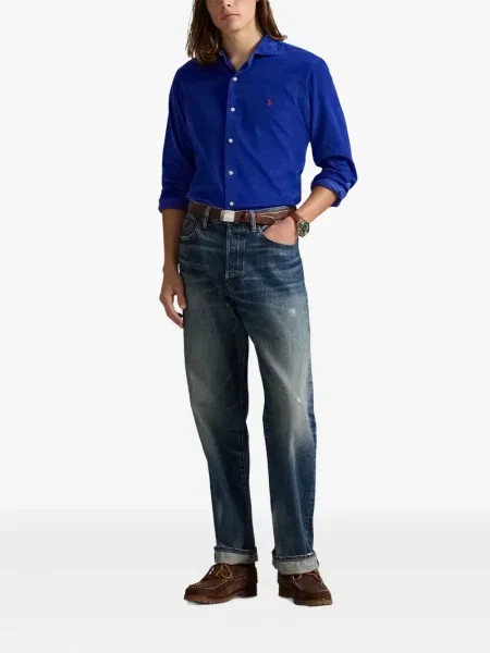 Șapcă Polo Ralph Lauren de mătase cu broderie cu dungi negru