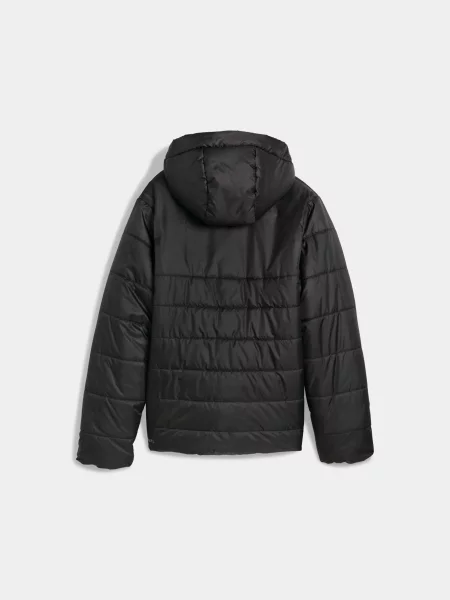Дитяча Демісезонна куртка PUMA Ess Hooded Padded Jacket комбінований верх чорний