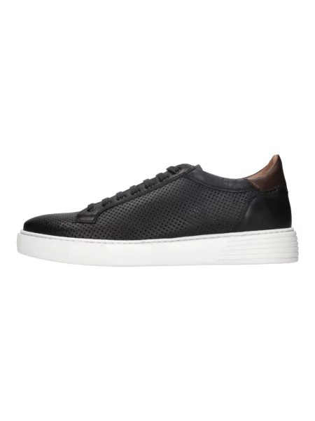 Sneakersy Rossi skórzane czarne
