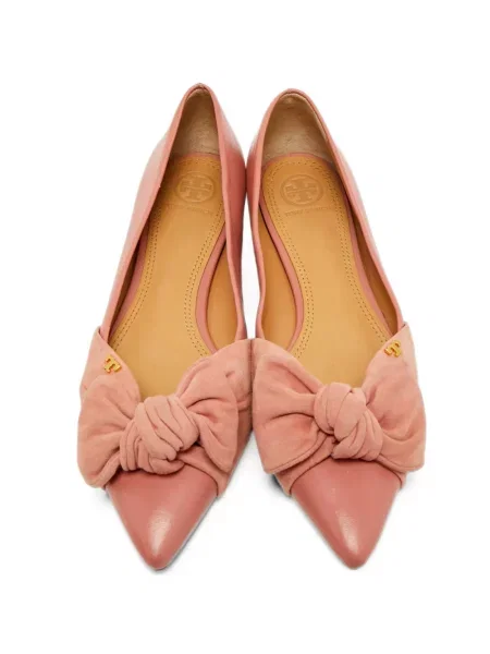 Balerini Tory Burch cu funde roz