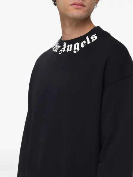 Hanorac Palm Angels cu autograf negru